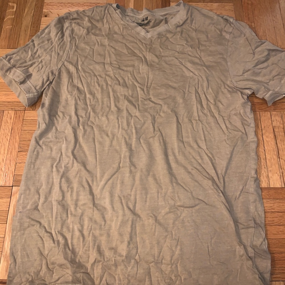 Tan v neck